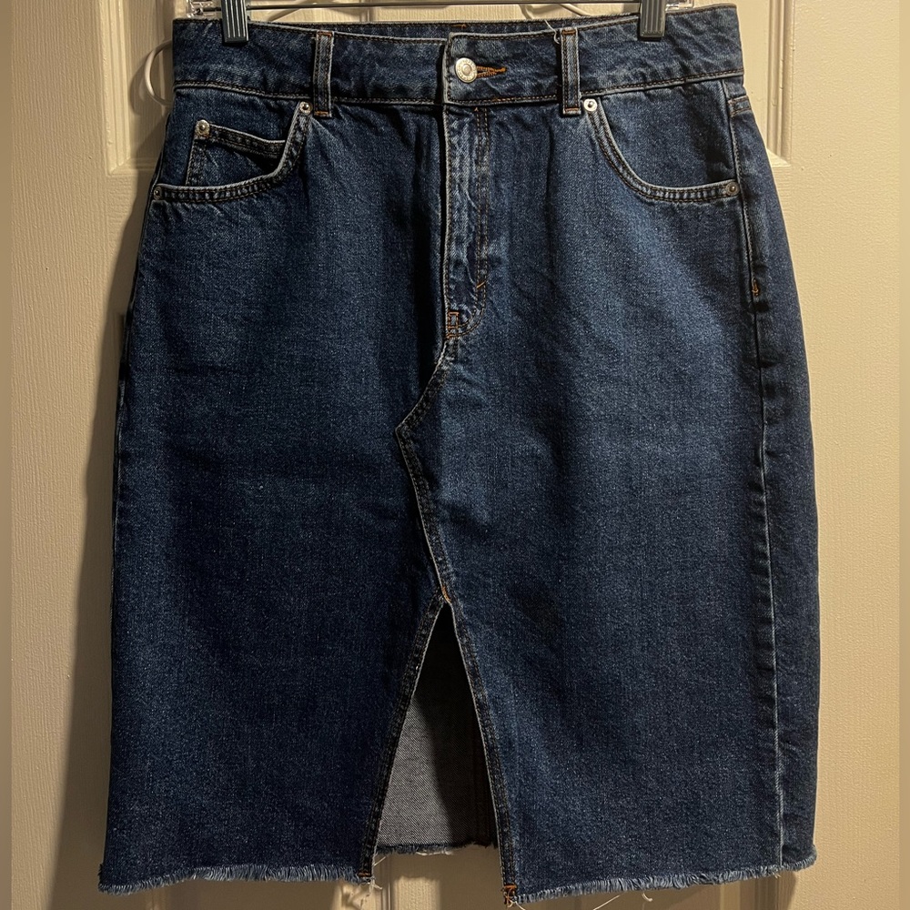 TOP SHOP JEAN SKIRT
